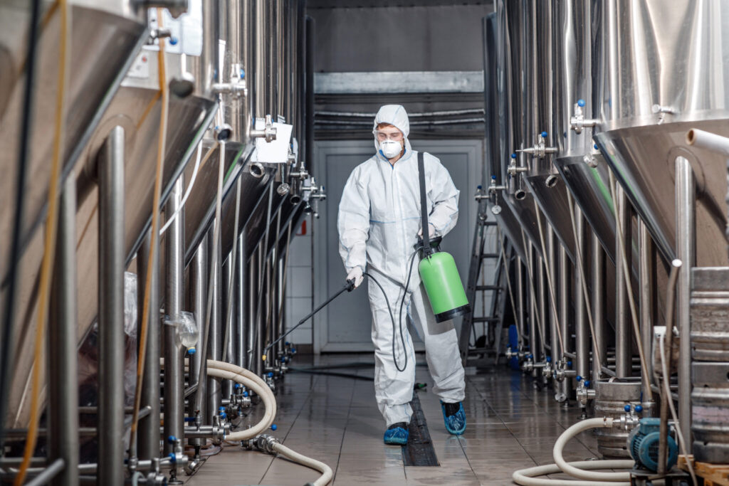 Reiniging industriële ruimtes
